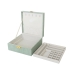 Jewelry box Versa Green Polyester Cardboard 21,5 x 9 x 21,5 cm