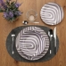 Assiettes Versa Denali Gris Porcelaine