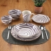 Assiettes Versa Denali Gris Porcelaine