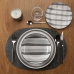 Tableware Versa Anette Grey Porcelain 18 Pieces