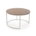 Jeu de 2 tables Versa Aurea Blanc 48 x 48 x 42 cm 80 x 80 x 48 cm