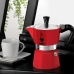 Caffettiera Italiana Bialetti Winter Wonderland Rosso Argentato Alluminio 3 Tazze