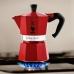 Italian Kaffekanne Bialetti Winter Wonderland Rød Sølv Aluminium 3 Kupit