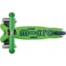 Scooter Micro Mini DELUXE LED Blauw Groen