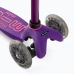 Sparkcykel Micro Mini Deluxe LED Grön Grå Rosa Silvrig Violett