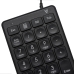 Numerisk tastatur V7 KP350 Sort