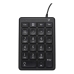 Numerisk tastatur V7 KP350 Sort