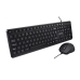 Tastatur V7 CKU350UK Schwarz QWERTY