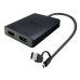 Cabo USB i-Tec CADUAL4KHDMI Preto