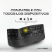 Tastiera Wireless Owlotech EK500 Nero Qwerty in Spagnolo