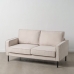 Sofa 163 x 87 x 90 cm Syntetisk stof Beige Metal