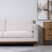 Sofa 172 x 89 x 91 cm Syntetisk stof Beige Træ