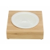 Comedouro para Cão Trixie Branco Natural Bambu Ø 12 cm 250 ml 15 × 5 × 15 CM