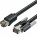 Kabel RJ45 Kategoria 6 FTP Sztywny Vention IBUBJ Czarny 5 m