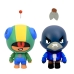 Ensemble de Figurines Brawl Stars BRW6015B 2 Pièces