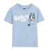 Child's Short Sleeve T-Shirt Bluey Light Blue