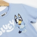 Camiseta de Manga Corta Infantil Bluey Azul claro