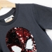 Maglia a Maniche Corte per Bambini Spider-Man Grigio scuro