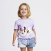 Barn T-shirt med kortärm Minnie Mouse Purpur