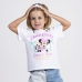 Barn T-shirt med kortärm Minnie Mouse Vit