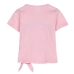 Maglia a Maniche Corte per Bambini Hello Kitty Rosa chiaro