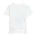 T-Shirt met Korte Mouwen voor kinderen Stitch Wit