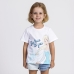 Barn T-shirt med kortärm Frozen Vit