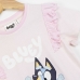 Camisola de Manga Curta Infantil Bluey Rosa Claro