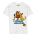 Maglia a Maniche Corte per Bambini The Lion King Bianco