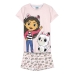 Pijama Infantil Gabby's Dollhouse Cor de Rosa