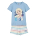 Pijama Infantil Frozen Albastru deschis