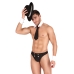 Costum Erotic S Pleasures Negru/Alb Mărime unică