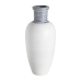 Vase Blanc Terre cuite 26 x 28 x 60 cm