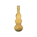 Vase Yellow recycled glass 26,5 x 26,5 x 75 cm