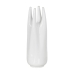 Vase White Ceramic 19,5 x 19,5 x 56 cm