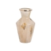 Vase Beige Gold Aluminium Kristall 23 x 23 x 39 cm