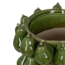 Vaso Verde Cerâmica Peixes 22 x 22 x 31,5 cm