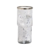 Vas Vit Champagne Aluminium Glas 18,5 x 18,5 x 39 cm