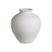 Vase White Ceramic Terracotta 34 x 34 x 37 cm