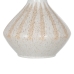 Vase Blanc Beige Céramique 21,8 x 21,8 x 40 cm