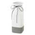 Vase White Grey Ceramic 11 x 11 x 30,5 cm