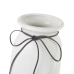 Vase White Grey Ceramic 11 x 11 x 30,5 cm