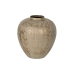 Vase Beige Doré Fer 25 x 25 x 33 cm