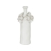 Vase White Ceramic 14 x 14 x 36 cm