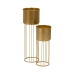 Set de jardiniere Auriu* Fier 22,5 x 22,5 x 69,2 cm