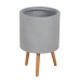 Set of Planters Beige Grey 36 x 36 x 56 cm (3 Units)