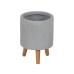 Set of Planters Beige Grey 36 x 36 x 56 cm (3 Units)