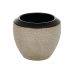 Vase Black Cream Ceramic 30 x 30 x 28 cm