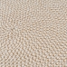 Alfombra Blanco Beige 90 x 90 x 0,2 cm