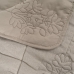 Bedspread (quilt) Taupe 180 x 1 x 260 cm